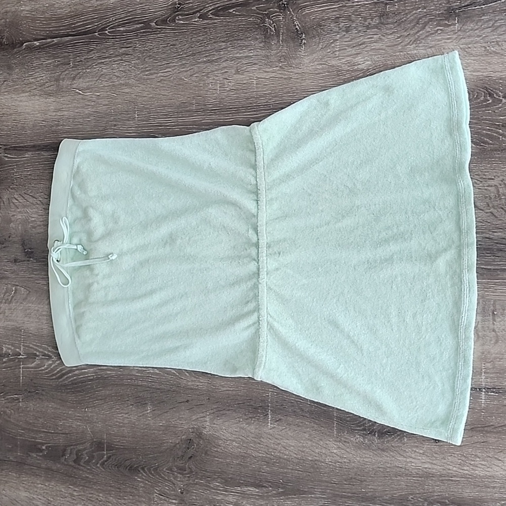 Juicy Couture Light Mint Strapless Terry Cloth Dress